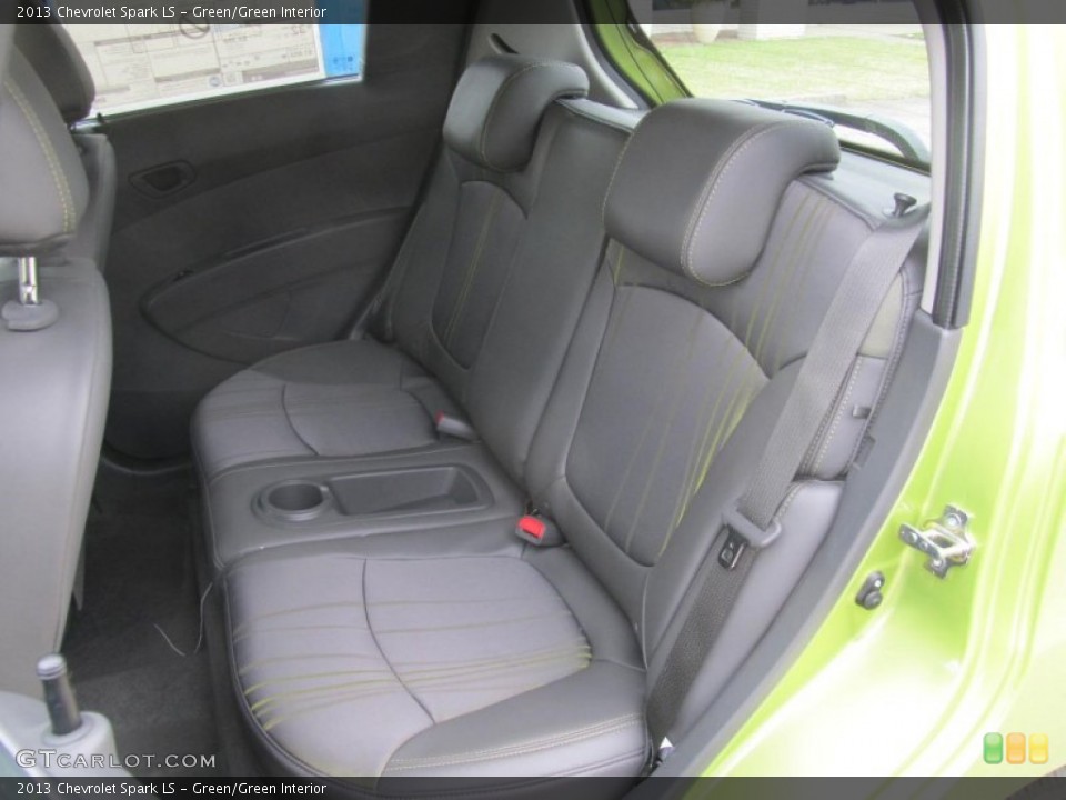Green/Green Interior Rear Seat for the 2013 Chevrolet Spark LS #77130109