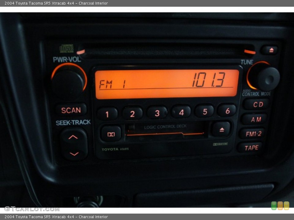 Charcoal Interior Audio System for the 2004 Toyota Tacoma SR5 Xtracab 4x4 #77130141