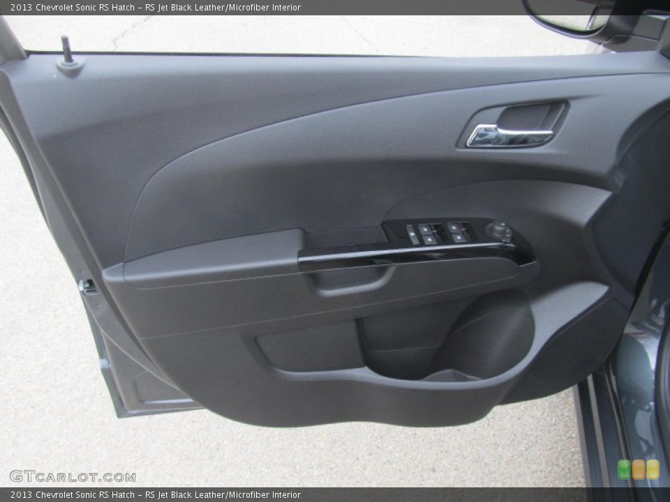 RS Jet Black Leather/Microfiber Interior Door Panel for the 2013 Chevrolet Sonic RS Hatch #77131243