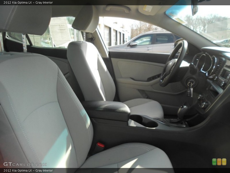 Gray Interior Front Seat for the 2012 Kia Optima LX #77131364