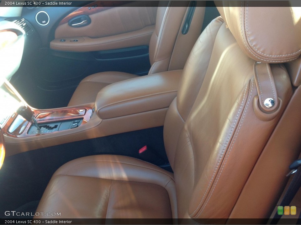 Saddle Interior Front Seat for the 2004 Lexus SC 430 #77131377