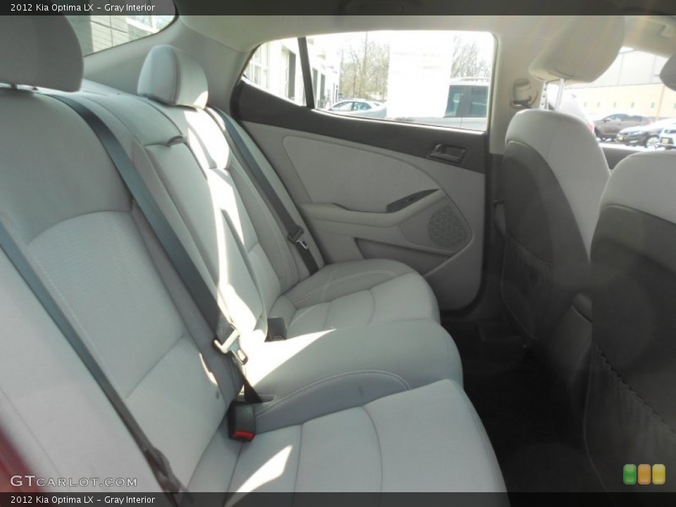 Gray Interior Rear Seat for the 2012 Kia Optima LX #77131395