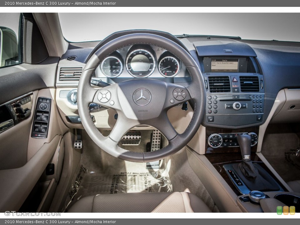 Almond/Mocha Interior Dashboard for the 2010 Mercedes-Benz C 300 Luxury #77132521