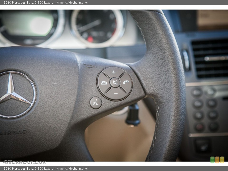 Almond/Mocha Interior Controls for the 2010 Mercedes-Benz C 300 Luxury #77132913