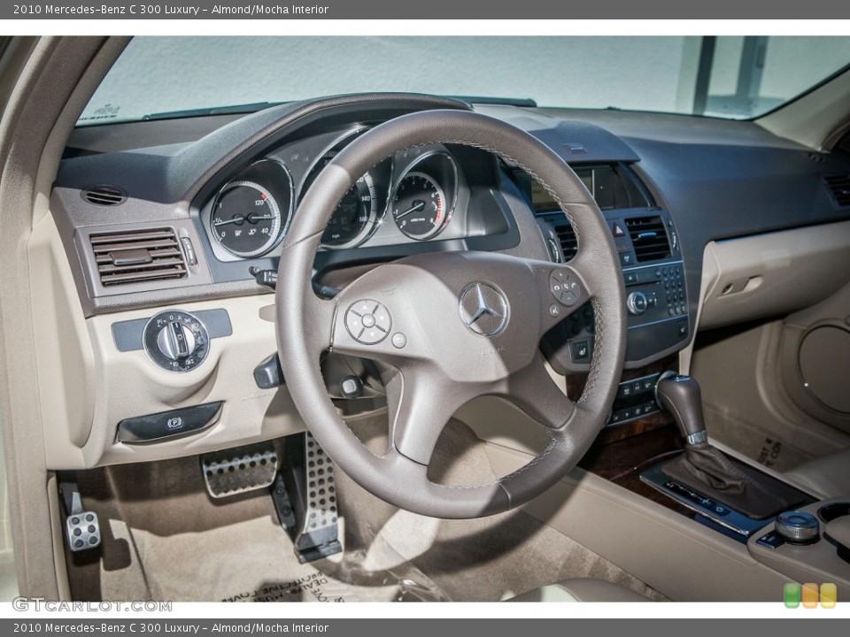 Almond/Mocha Interior Dashboard for the 2010 Mercedes-Benz C 300 Luxury #77132977