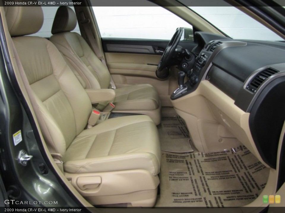 Ivory Interior Photo for the 2009 Honda CR-V EX-L 4WD #77133248