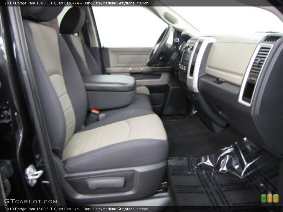 Dark Slate/Medium Graystone Interior Front Seat for the 2010 Dodge Ram 1500 SLT Quad Cab 4x4 #77135753