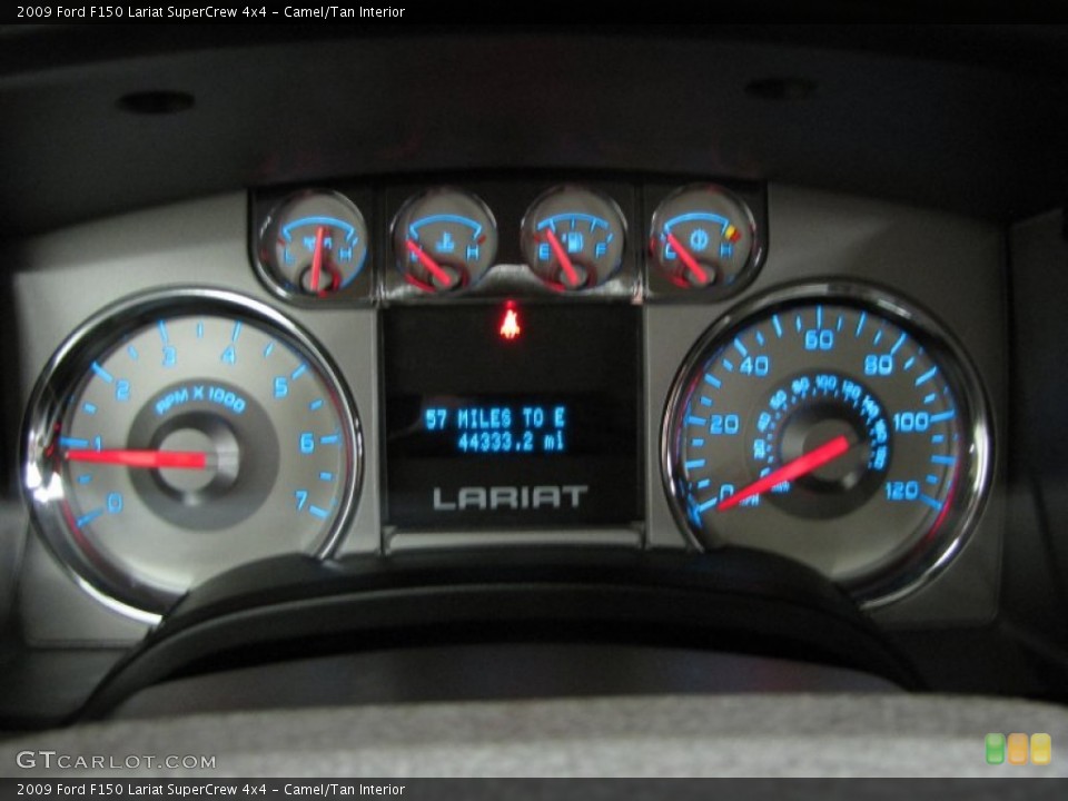 Camel/Tan Interior Gauges for the 2009 Ford F150 Lariat SuperCrew 4x4 #77136492