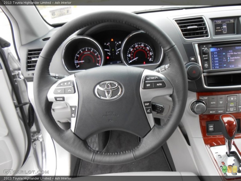 Ash Interior Steering Wheel for the 2013 Toyota Highlander Limited #77136591