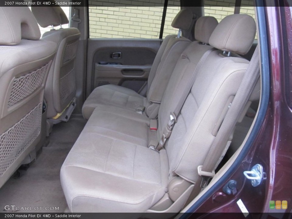 Saddle Interior Rear Seat for the 2007 Honda Pilot EX 4WD #77137792