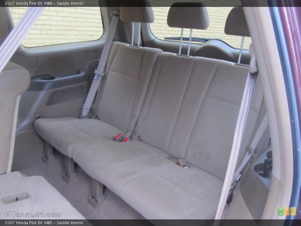 Saddle Interior Rear Seat for the 2007 Honda Pilot EX 4WD #77137812