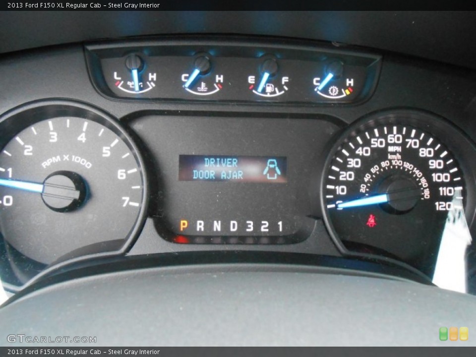 Steel Gray Interior Gauges for the 2013 Ford F150 XL Regular Cab #77138181