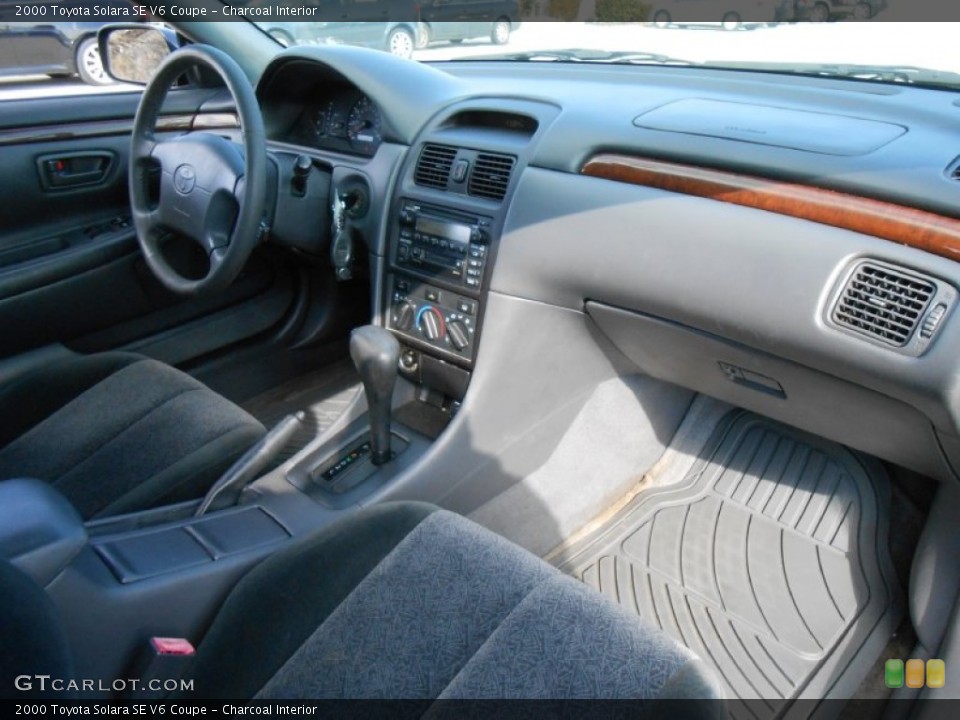 Charcoal Interior Dashboard for the 2000 Toyota Solara SE V6 Coupe #77141474