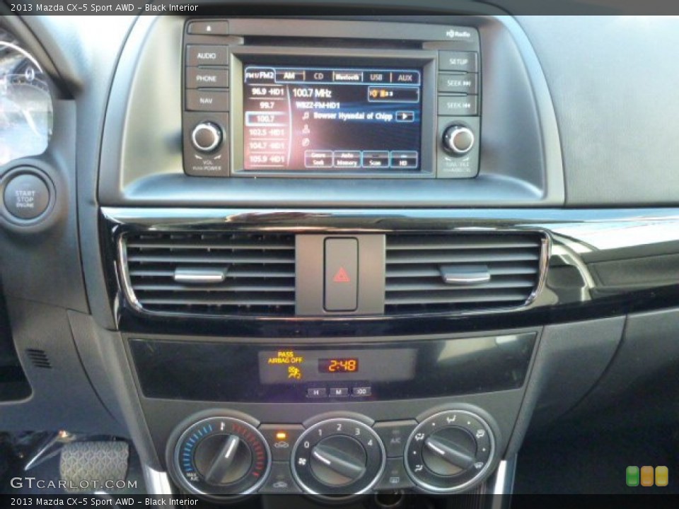 Black Interior Controls for the 2013 Mazda CX-5 Sport AWD #77143340