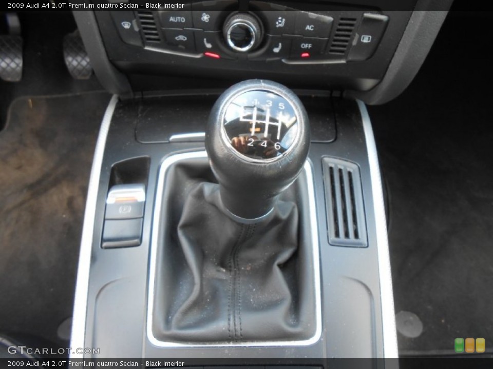 Black Interior Transmission for the 2009 Audi A4 2.0T Premium quattro Sedan #77143615