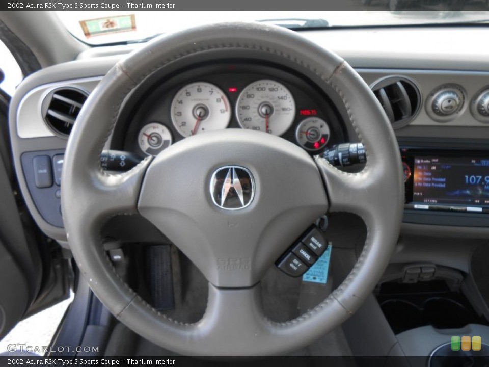 Titanium Interior Steering Wheel For The 2002 Acura Rsx Type