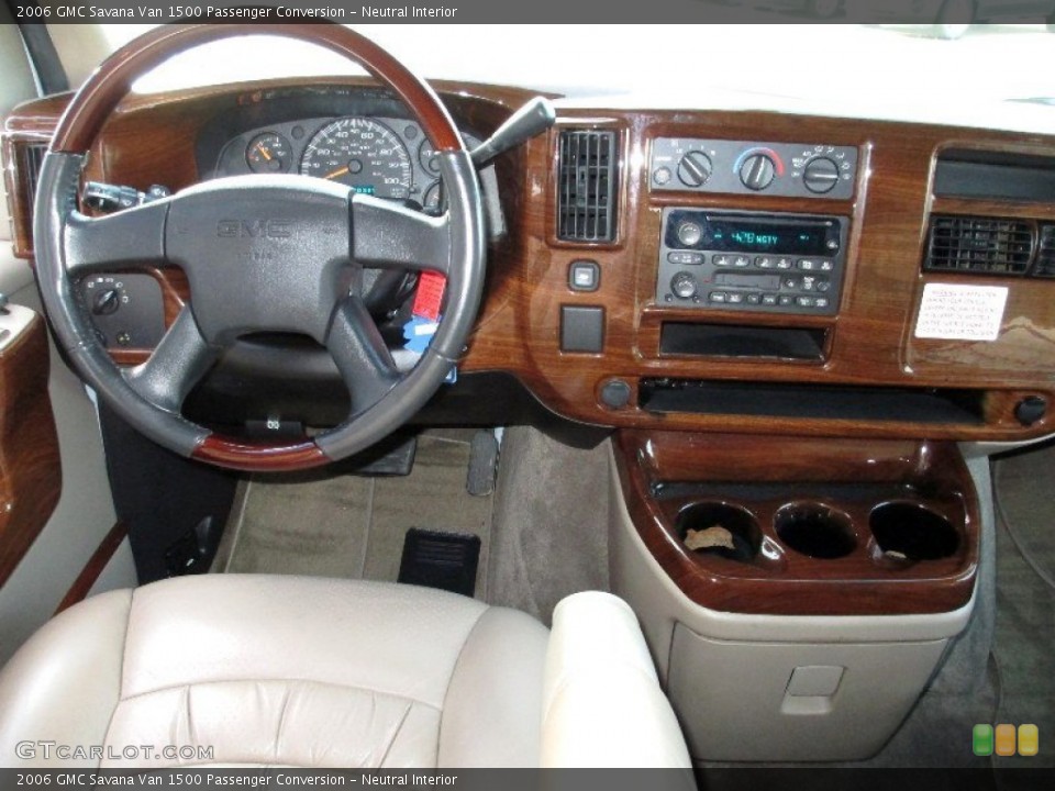 Neutral Interior Dashboard for the 2006 GMC Savana Van 1500 Passenger Conversion #77144954