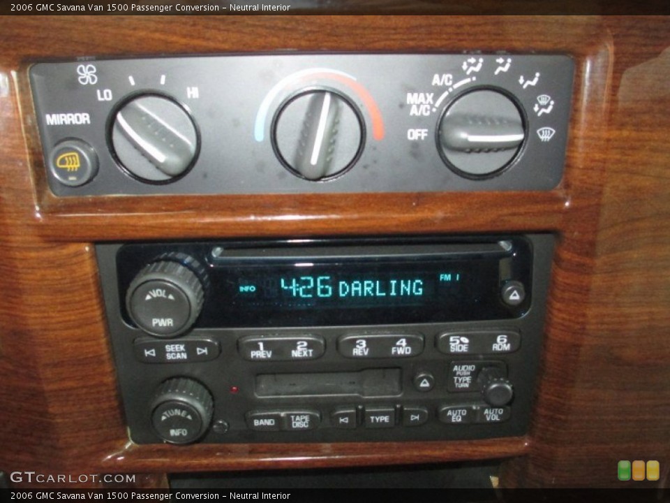 Neutral Interior Audio System for the 2006 GMC Savana Van 1500 Passenger Conversion #77144973