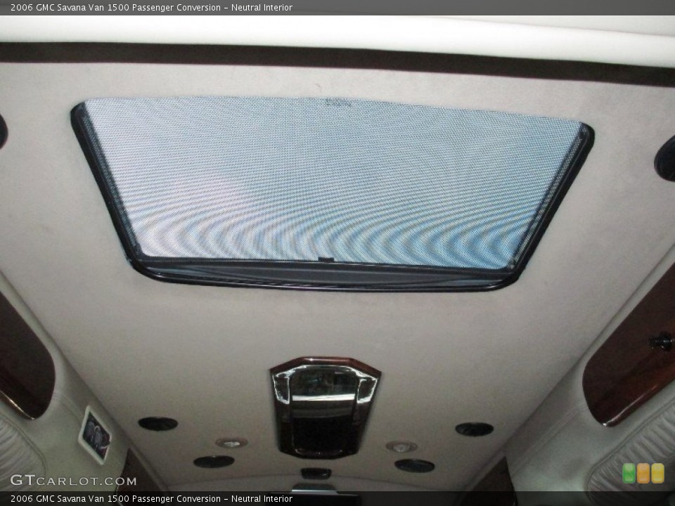 Neutral Interior Sunroof for the 2006 GMC Savana Van 1500 Passenger Conversion #77145353