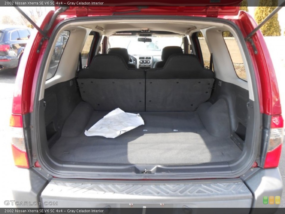 Gray Celadon Interior Trunk for the 2002 Nissan Xterra SE V6 SC 4x4 #77145759