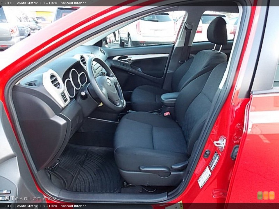 Dark Charcoal Interior Photo for the 2010 Toyota Matrix 1.8 #77146168