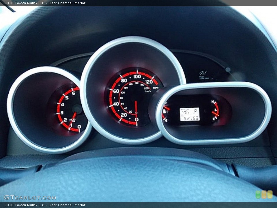 Dark Charcoal Interior Gauges for the 2010 Toyota Matrix 1.8 #77146223