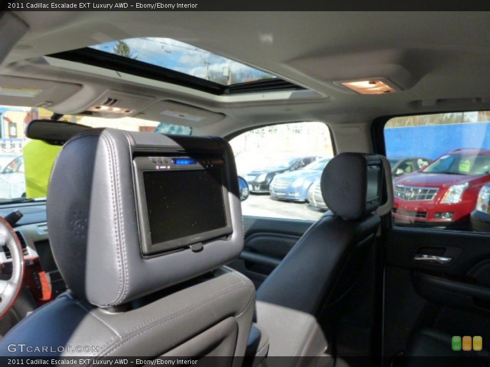 Ebony/Ebony Interior Entertainment System for the 2011 Cadillac Escalade EXT Luxury AWD #77146736