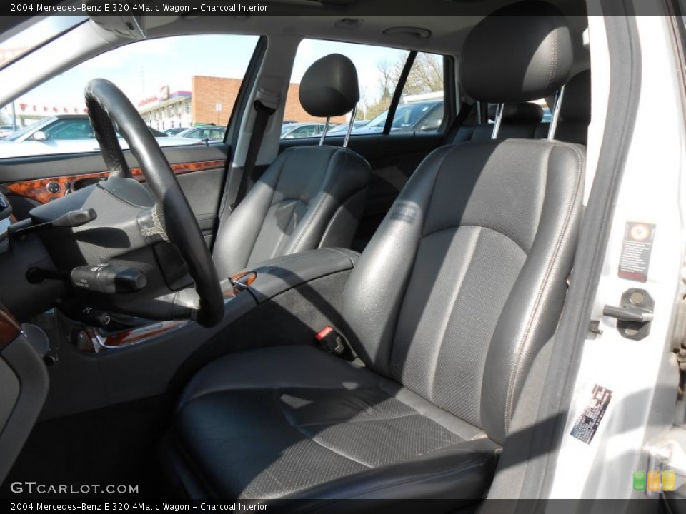 Charcoal Interior Front Seat for the 2004 Mercedes-Benz E 320 4Matic Wagon #77147366