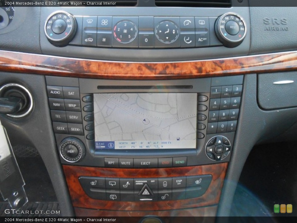 Charcoal Interior Controls for the 2004 Mercedes-Benz E 320 4Matic Wagon #77147659