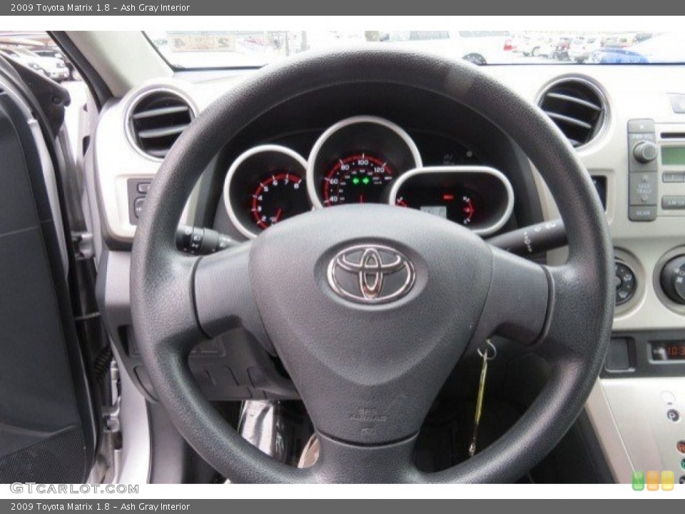 Ash Gray Interior Steering Wheel for the 2009 Toyota Matrix 1.8 #77148056