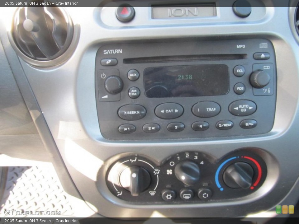 Gray Interior Controls for the 2005 Saturn ION 3 Sedan #77148551