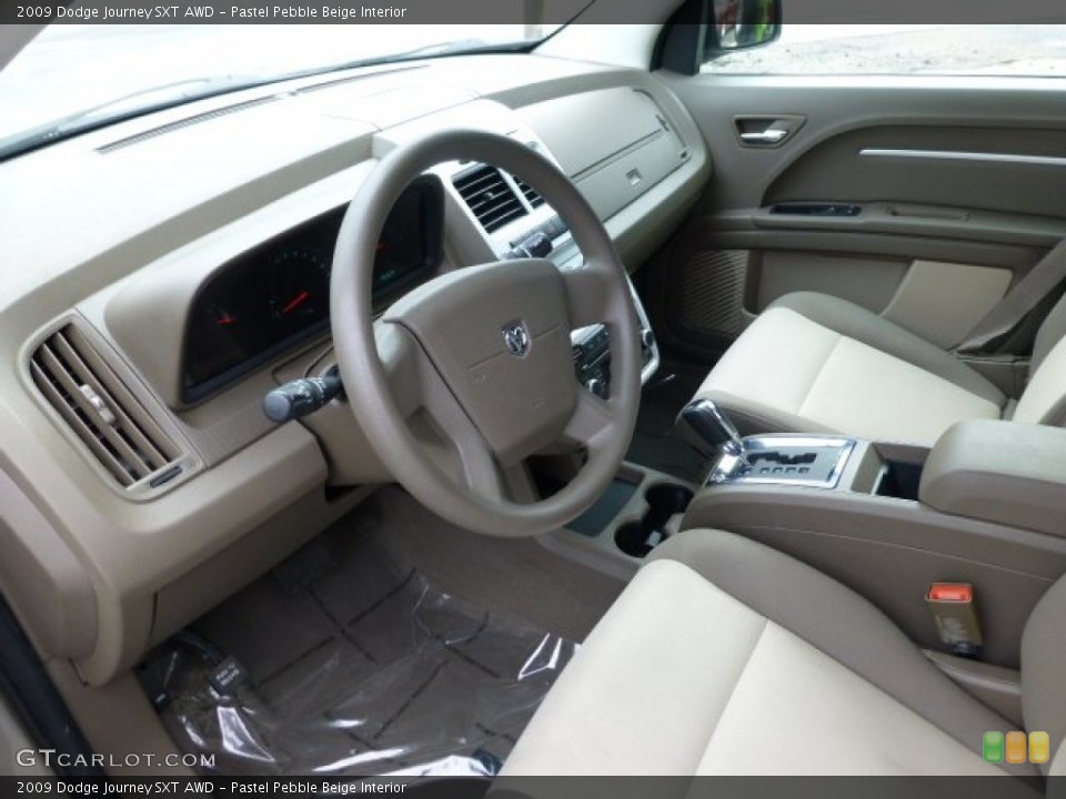 Pastel Pebble Beige Interior Prime Interior for the 2009 Dodge Journey SXT AWD #77150870