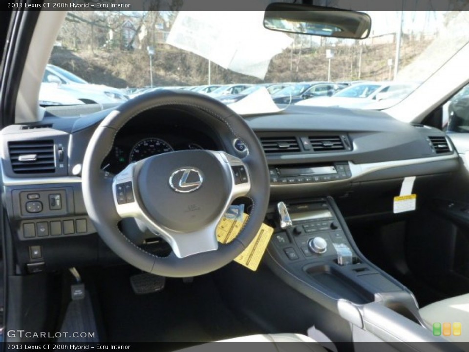 Ecru Interior Dashboard for the 2013 Lexus CT 200h Hybrid #77151051