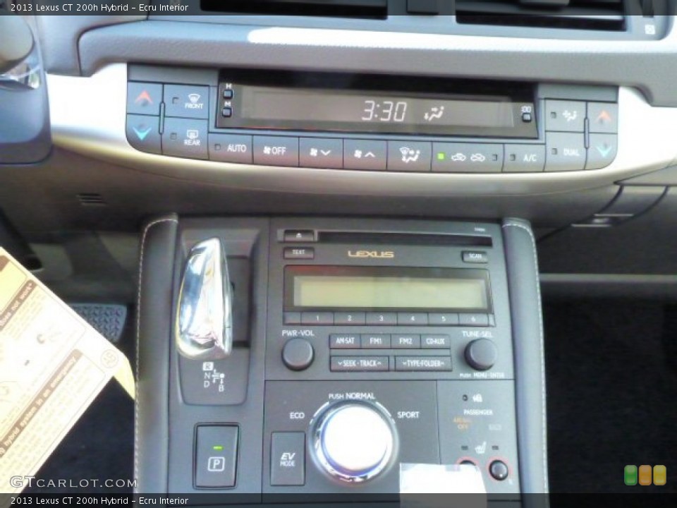 Ecru Interior Controls for the 2013 Lexus CT 200h Hybrid #77151170