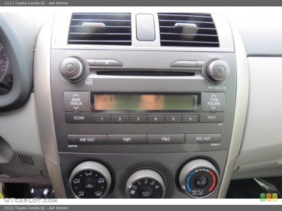 Ash Interior Audio System for the 2011 Toyota Corolla LE #77151412