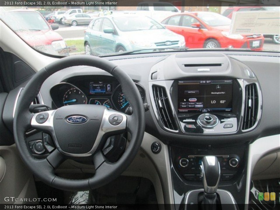 Medium Light Stone Interior Dashboard for the 2013 Ford Escape SEL 2.0L EcoBoost #77151638