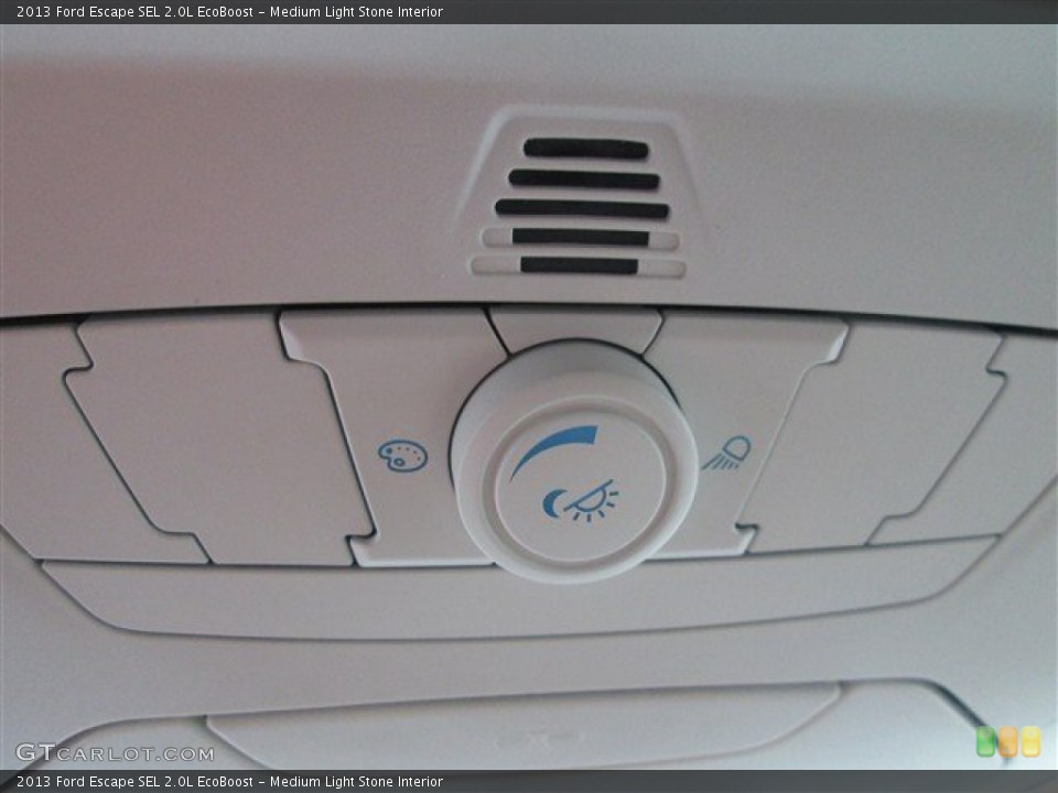 Medium Light Stone Interior Controls for the 2013 Ford Escape SEL 2.0L EcoBoost #77151782