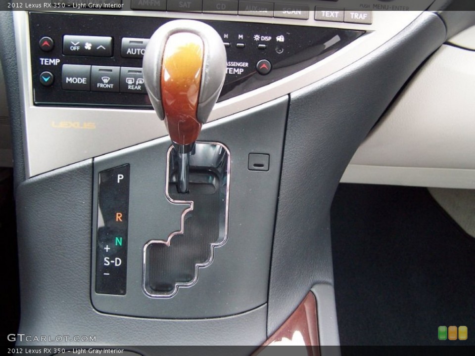 Light Gray Interior Transmission for the 2012 Lexus RX 350 #77152073