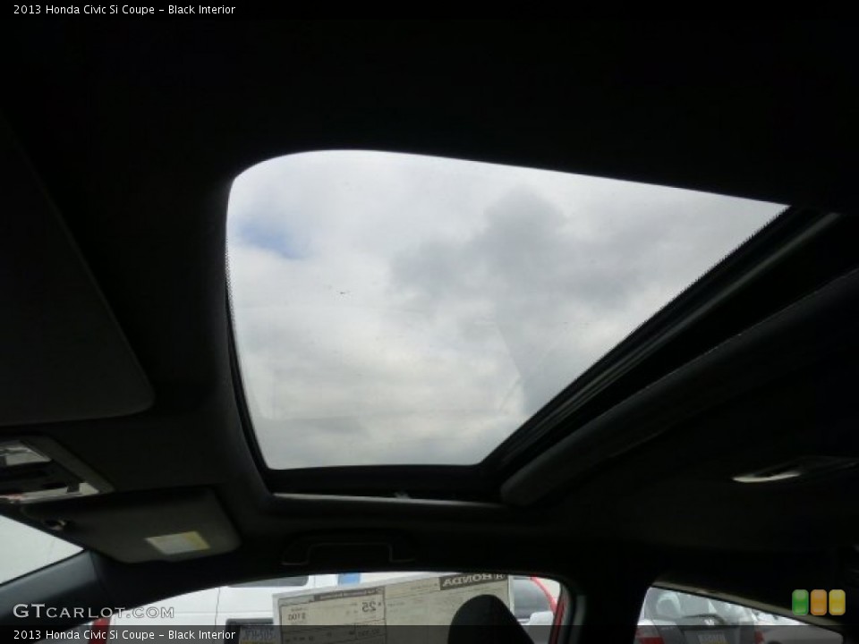 Black Interior Sunroof for the 2013 Honda Civic Si Coupe #77152493
