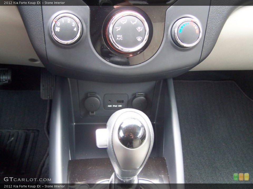 Stone Interior Controls for the 2012 Kia Forte Koup EX #77152814