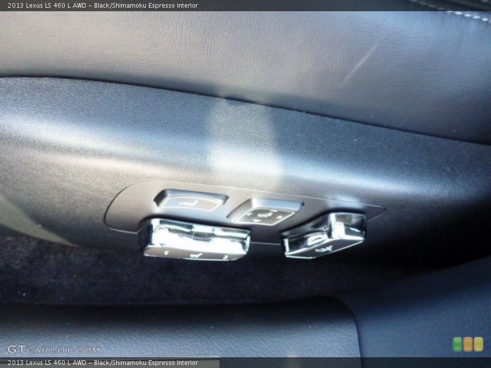 Black/Shimamoku Espresso Interior Controls for the 2013 Lexus LS 460 L AWD #77153051