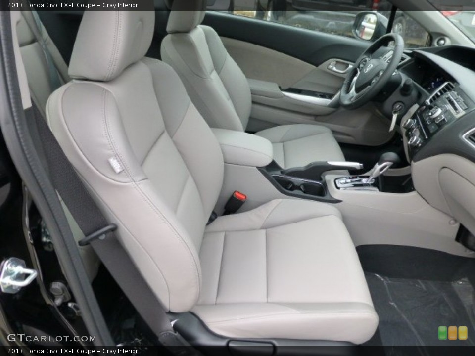 Gray Interior Photo for the 2013 Honda Civic EX-L Coupe #77154657