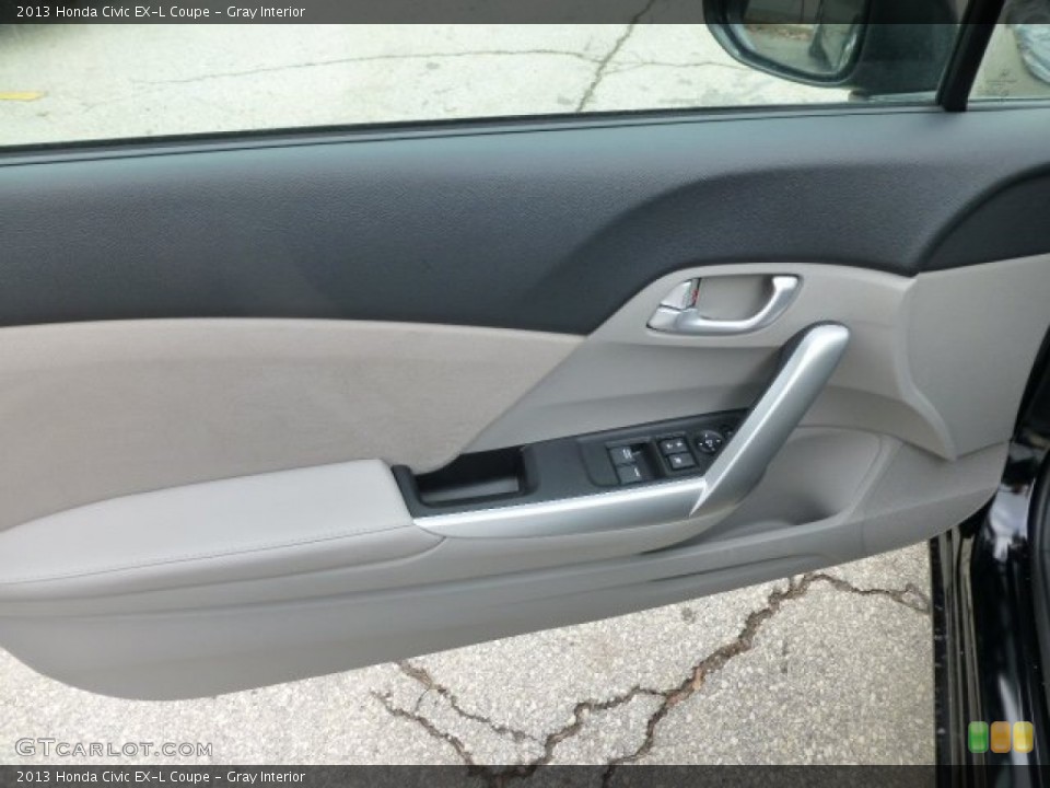 Gray Interior Door Panel for the 2013 Honda Civic EX-L Coupe #77154730