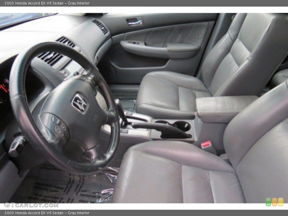 Gray Interior Photo for the 2003 Honda Accord EX V6 Sedan #77154836