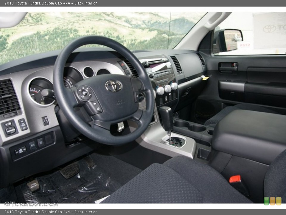 Black Interior Prime Interior for the 2013 Toyota Tundra Double Cab 4x4 #77154963