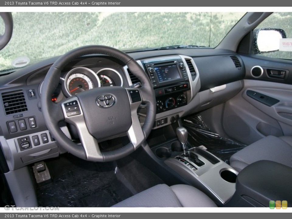 Graphite Interior Prime Interior for the 2013 Toyota Tacoma V6 TRD Access Cab 4x4 #77155312