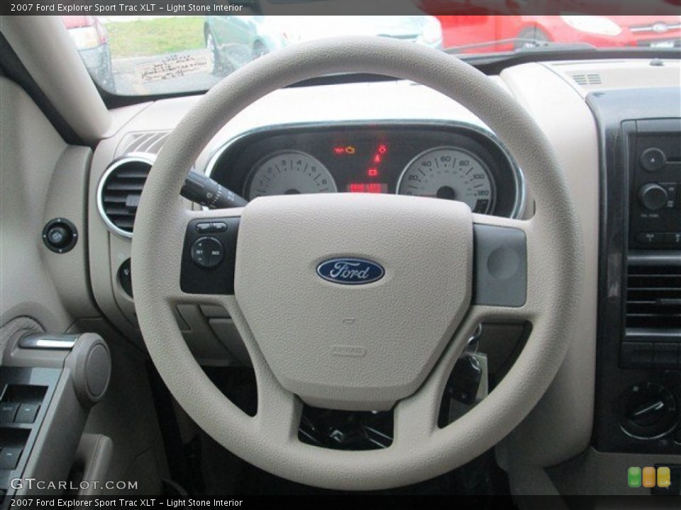 Light Stone Interior Steering Wheel for the 2007 Ford Explorer Sport Trac XLT #77155937