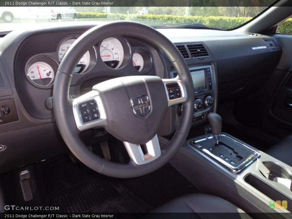 Dark Slate Gray Interior Dashboard for the 2011 Dodge Challenger R/T Classic #77157557