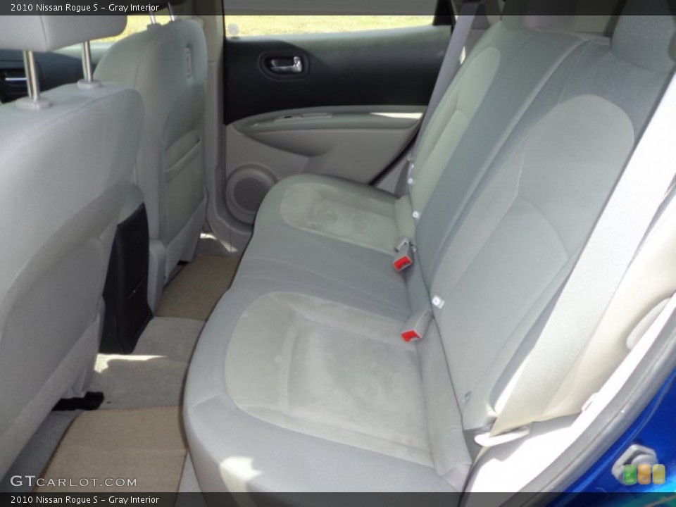 Gray Interior Rear Seat for the 2010 Nissan Rogue S #77158895