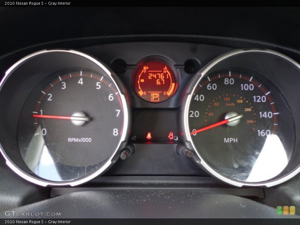 Gray Interior Gauges for the 2010 Nissan Rogue S #77159071